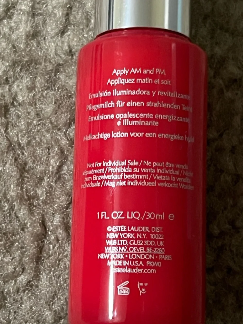 Estée Lauder Nutritious Super-Pomegranate Radiant Energy Moisture Milk 1oz/30ml - Picture 3 of 3